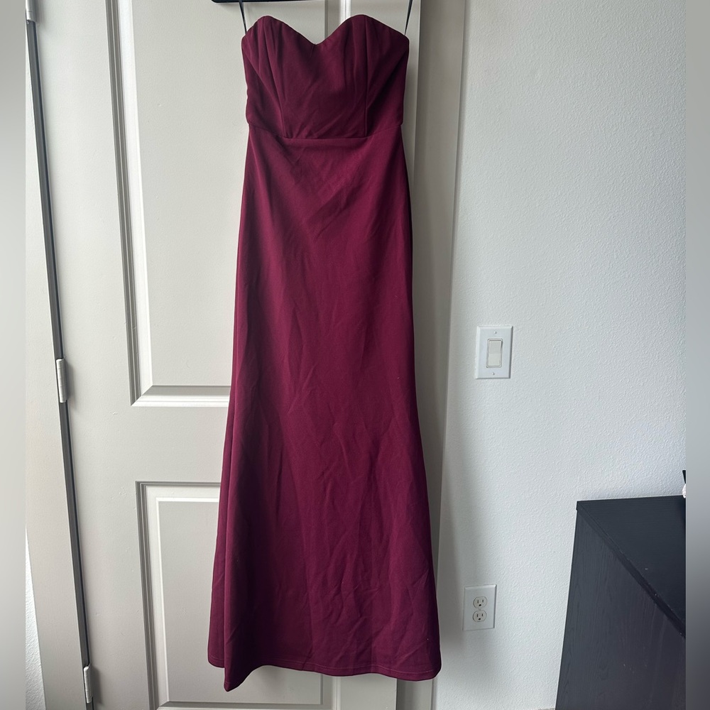 Lulus Bridesmaid Dress in Burgundy- M